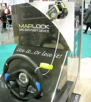 Illustration for article titled Maplock is Like a Steering Wheel Lock for Your GPS